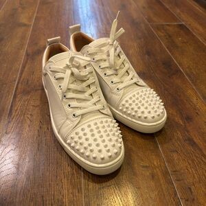 Studded Cream Sneakers